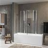 Novellini Box Sopravasca Aurora 4 - Misura : 70xH150 - Colore Profilo : Silver