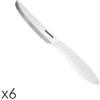 Tescoma COLTELLO TAVOLA, 12 CM 6 PZ BIANCO "PRESTO"