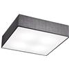 Trio Leuchten Trio 603800287 Lampada a LED Quadrata, IP20, E27, 60 W, 230 V, Colore Argento (Níquel mate)