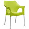 Scab Sedia di Scab OLA Design poltroncina in Tecnopolimero impilabile per esterno/interno : Colore - Verde pistacchio