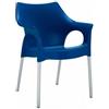 Scab Sedia di Scab OLA Design poltroncina in Tecnopolimero impilabile per esterno/interno : Colore - Blu