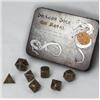 Blackfire Set 7 dadi metallo (Metal Dice Set - Gun Metal) - 91742