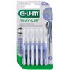 Gum Trav-Ler 1312 - Scovolino interdentale da 0.6 mm per la rimozione della placca, 6 pezzi