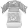 Erbesi Completo Piumone Sfilabile Erbesi Tippy Bianco Grigio