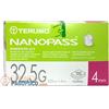 TERUMO ITALIA Ago Per Penna Da Insulina Nanopass 32,5 Gauge Lunghezza 4 Mm 100 Pezzi