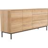 ETHNICRAFT madia WHITEBIRD con 2 ante e 3 cassetti - 51468