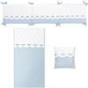 Bimbi Dreams Bimbi Class - piumino 62 x 125 cm Bianco/blu