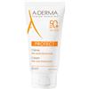 A-DERMA Protect - Crema Solare SPF50+ Protezione Molto Alta, 40ml
