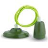 V-TAC PORTALAMPADA E27 IN PORCELLANA VERDE A SOFFITTO VT-7998-LED3805