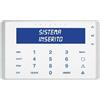 Paradox K656 Tastiera a sfioramento Touch Sense con visualizzatore alfanumerico LCD retroilluminata colore blu ad alta visibilita