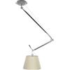 ARTEMIDE lampada a sospensione TOLOMEO DECENTRATA diffusore pergamena - 0629000A+0780010A