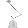 ARTEMIDE lampada a sospensione TOLOMEO DECENTRATA diffusore raso - 0629000A+0781020A