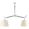 ARTEMIDE lampada a sospensione TOLOMEO BASCULANTE 2 BRACCI - 0630010A+0372050A+0372050A