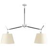 ARTEMIDE lampada a sospensione TOLOMEO BASCULANTE 2 BRACCI - 0630010A+0780030A+0780030A
