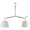 ARTEMIDE lampada a sospensione TOLOMEO BASCULANTE 2 BRACCI - 0630010A+0781030A+0781030A