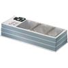 Ristosubito Espositore vetrina refrigerata da tavolo TCN Capacità vaschette GN vari formati Potenza kW 0,13 Modello MICRO Temp.°C. 2 / 10 Dim. cm L.102 P.41 H.22