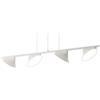 AXO LIGHT lampada a sospensione orizzontale ORCHID a LED - SP ORCHI 4 BC XX LED