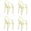 KARTELL set da 4 sedie LOUIS GHOST - 4x4852-J2