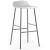 NORMANN COPENHAGEN sgabello FORM BARSTOOL H 75 cm basamento cromato