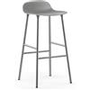 NORMANN COPENHAGEN sgabello FORM BARSTOOL H 75 cm basamento cromato - 603163