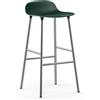 NORMANN COPENHAGEN sgabello FORM BARSTOOL H 75 cm basamento cromato