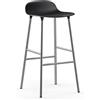 NORMANN COPENHAGEN sgabello FORM BARSTOOL H 75 cm basamento cromato - 603164