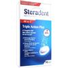 Reckitt Benckiser Steradent Triple Action Plus Pulitore Protesi Pulizia Dentiera, 90 Compresse