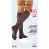 SOLIDEA BY CALZIFICIO PINELLI Relax Unisex Gambaletto 140 Den Cotton Solidea® Colore Natur Taglia 3-L 1 Paio