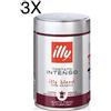 (3 CONFEZIONI X 250g) ILLY - Caffè Macinato Moka Tostato Intenso