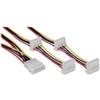 InLine Cavo Y sdoppiatore alimentazione interna da 4pin 5,25 (13,34cm) a 4x 4p