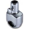 Supporto in ottone cromato aste mm 14
