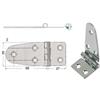 Cerniera inox mm 68 x 39