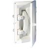 Whale Doccia ad incasso in ABS bianco con 2 rubinetti