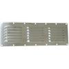 Presa d'aria rettangolare inox 128 x 232