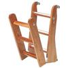 Scaletta in legno mogano a 6 gradini