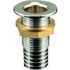 Scarico pozzetto ottone cromato 3/8 x 15 mm