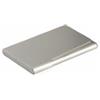 DURABLE Porta biglietti da visita Business Card Box - 9x5,5 cm - alluminio - Durable (unità vendita 1 pz.)