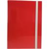 STARLINE Cartella progetto - con elastico - dorso 3 cm - rosso - Starline (unità vendita 1 pz.)