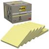 POST-IT Blocco Post-it Notes Green - 654-1B - 76 x 76 mm - giallo - 100 fogli - riciclabile 100% - Post-it (unità vendita 6 pz.)
