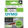 DYMO Nastro D1 standard 458030 - 19 mm x 7 mt - PL - nero-bianco - Dymo (unità vendita 1 pz.)