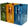PERFETTO Set Ricicla Bag - 3 contenitori - misure assortite - verde-ocra-blu - Perfetto (unità vendita 1 pz.)