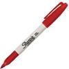 SHARPIE Marcatore permanente - punta fine 1 mm - rosso - Sharpie (unità vendita 12 pz.)