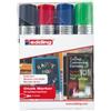 EDDING Marcatore a gesso liquido 4090 - punta scalpello - da 4 a 15mm - Edding - astuccio 4 pezzi (unità vendita 1 pz.)