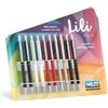 LEBEZ Penna mini a scatto da agenda - colori assortiti - Lebez - conf. 10 pezzi (unità vendita 1 pz.)