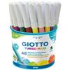 GIOTTO Pennarelli Turbomaxi - punta ø5mm - colori assortiti - Giotto - barattolo 48 pezzi (unità vendita 1 pz.)