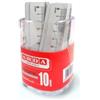 ARDA Barattolo 15 righelli - 10cm - alluminio - Arda (unità vendita 1 pz.)