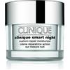 Clinique Smart Night Crema riparatrice su misura da notte, 50 ml - Pelle del viso tendenzialmente oleosa (TIPO III, IV)