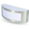 V-TAC LAMPADA DA PARETE 1 ATTACCO E27 1 LINEA IP44 VT-7670-LED7513