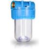 Contenitore per Filtro Acqua da 5 In/Out 1/2 Ottone Col. Trasparente