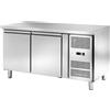 Amitek Banco Refrigerato Ventilato per Pasticceria AK2104P a 2 Porte - Capacità Interna lt 390